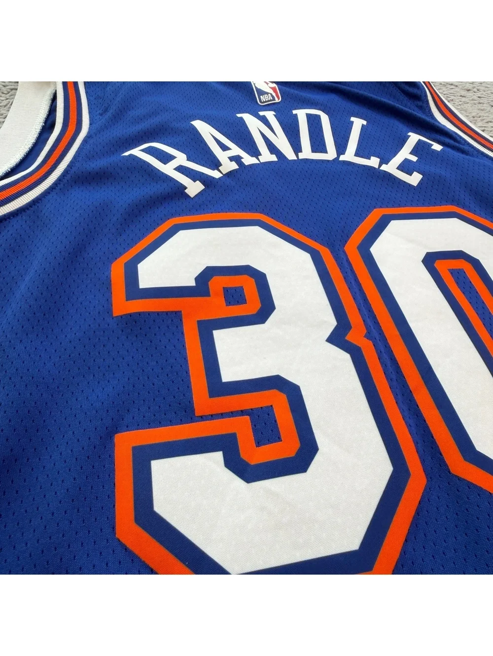 Jordan Julius Randle #30 New York Knicks Swingman NBA Jersey Blue Men's Large 48
